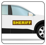 County Sheriff Vehicle Door Sign | 24"x 6" Magnetic Sign or Decal
