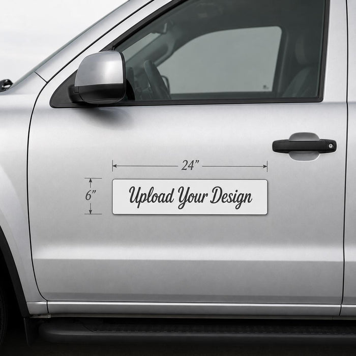 Upload Your Custom Magnetic Sign Design, Car, Truck & Van Magnets