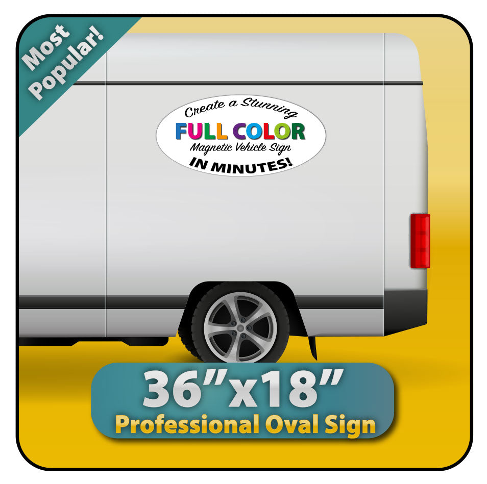 Custom Magnetic Signs for Cars | Truck & Van Magnet Signs from $3.50