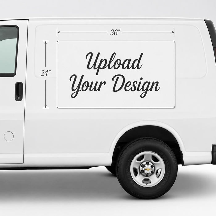Upload Your Custom Magnetic Sign Design, Car, Truck & Van Magnets