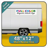 Large 48x12" Custom Full Color Magnet