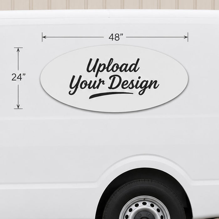 Upload Your Custom Magnetic Sign Design, Car, Truck & Van Magnets