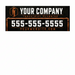 Close-up of Industrial Copper Plumbing truck door magnet or adhesive vinyl decal sticker