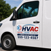 HVAC vehicle magnet sign layout with heating cooling air quality design for contractor trucks and vans