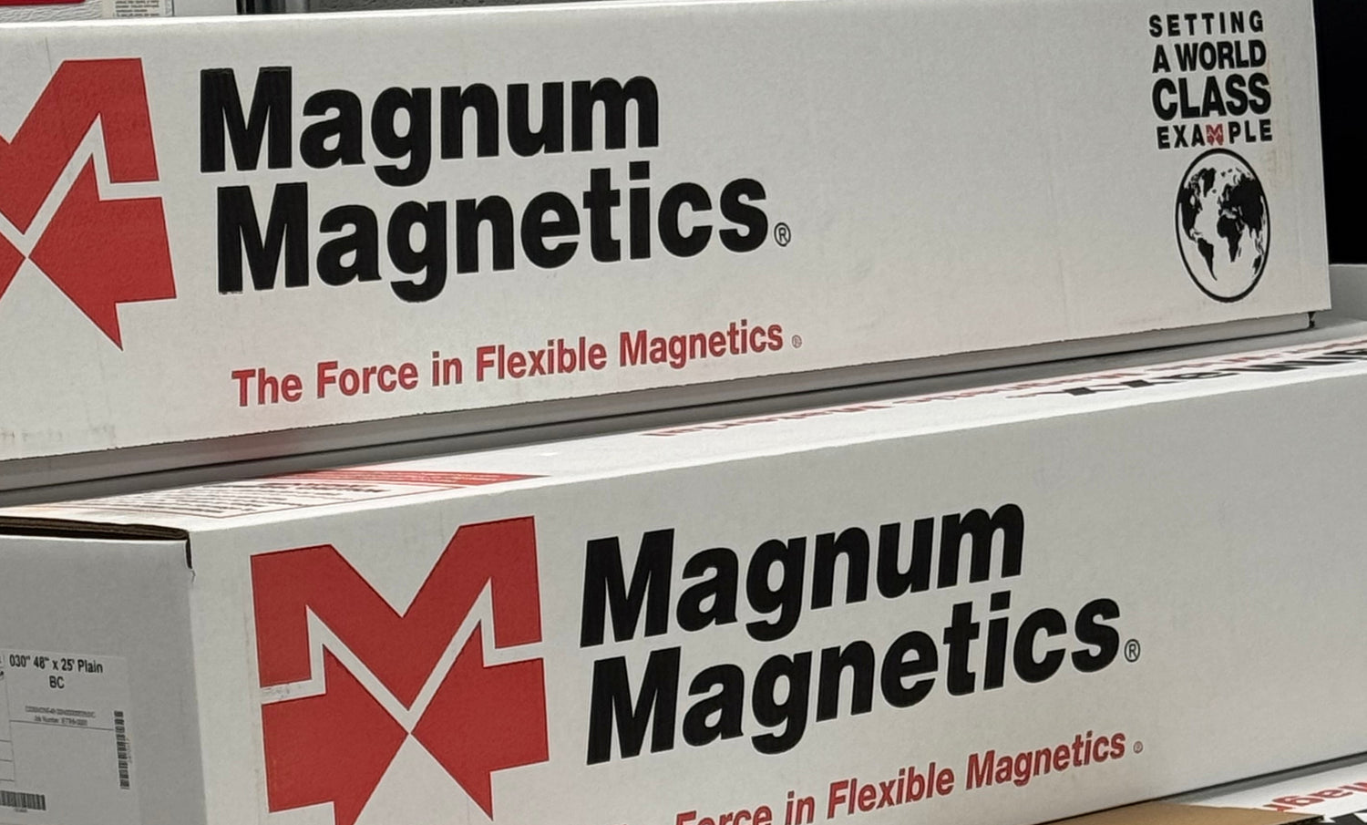 Blank magnetic sheets and rolls made from premium magnetic material