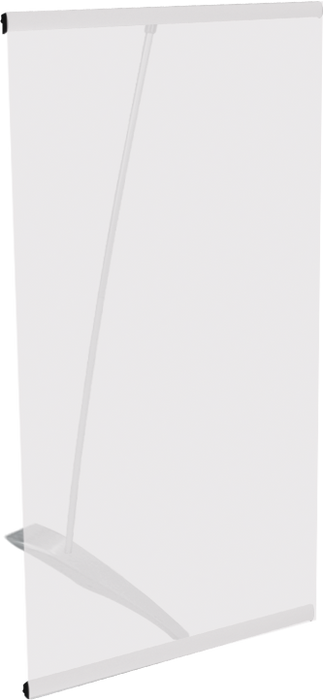 Premium Mini Spring-Back Tabletop Banner Stand, Banner, or Complete Set