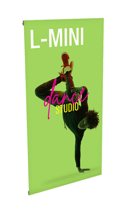 Premium Mini Spring-Back Tabletop Banner Stand, Banner, or Complete Set