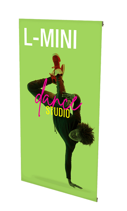 Premium Mini Spring-Back Tabletop Banner Stand, Banner, or Complete Set