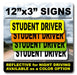 Color Selections for Student Driver Signs