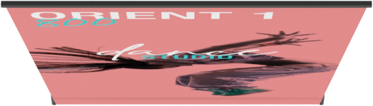 Orient 800 Premium Retractable Banner Stand – 31.5" × 83.25"