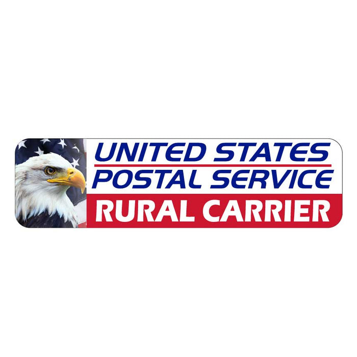 USPS Rural Carrier Magnetic Sign 12x3"