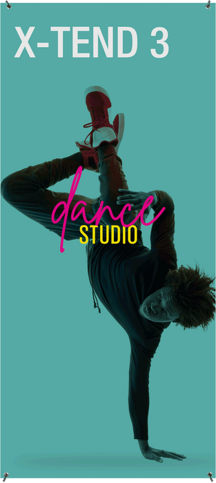 Economy X-TEND 3 Spring-Back Banner Stand – 31.5" × 70.88" (Stand, Banner, or Full Kit)