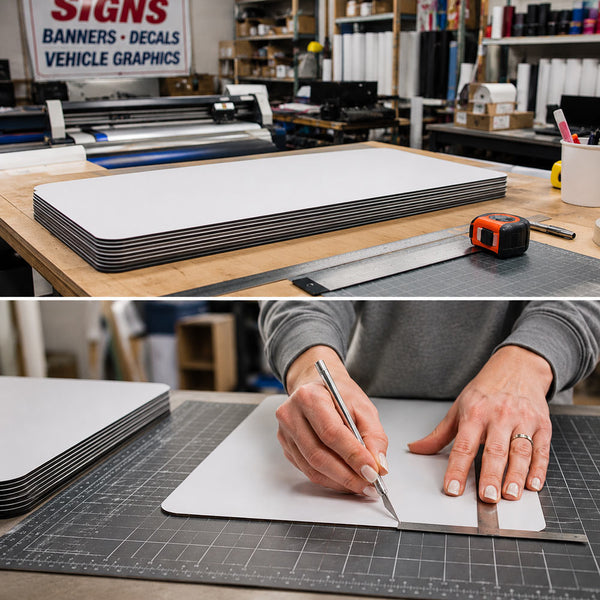 24"x12" Magnetic Sign Blank for Vehicle Doors