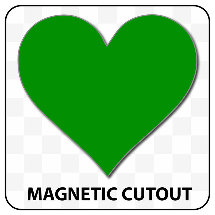 Heart Shaped Blank Magnet