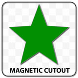 Star Shaped Blank Magnet