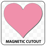 Heart Shaped Blank Magnet