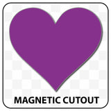 Heart Shaped Blank Magnet