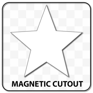 Star Shaped Blank Magnet