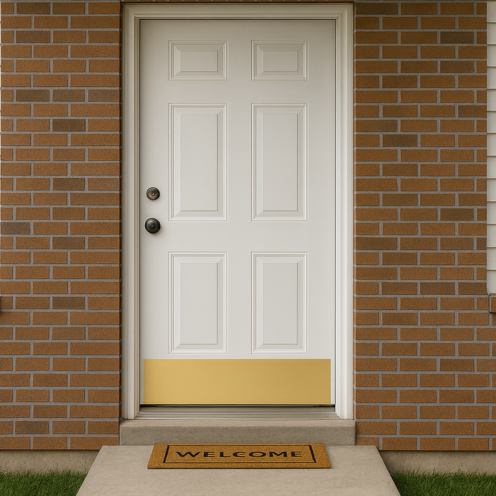 Custom Magnetic Kick Plates | Gold, Silver, Copper | Multiple Sizes