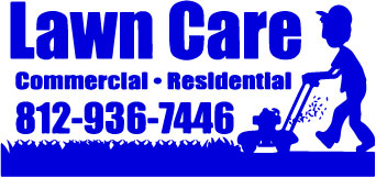 Lawn Care Magnetic sign  (layout 4)