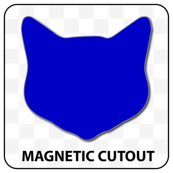 Blank Cat Shaped Magnetic Cutout