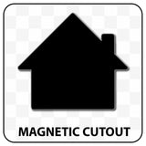 House Shaped Blank Magnet