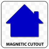 House Shaped Blank Magnet