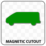 Van Shaped Blank Magnet