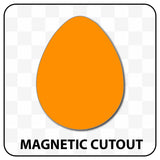 Egg Shaped Blank Magnet