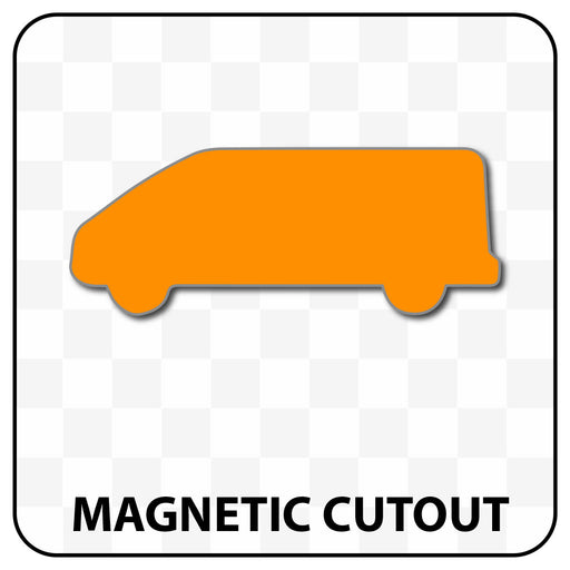 Diamond Shaped Blank Magnet Sign