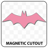 Bat Shaped Blank Magnet