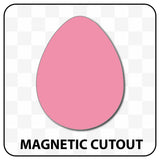 Egg Shaped Blank Magnet