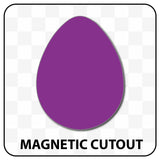 Egg Shaped Blank Magnet
