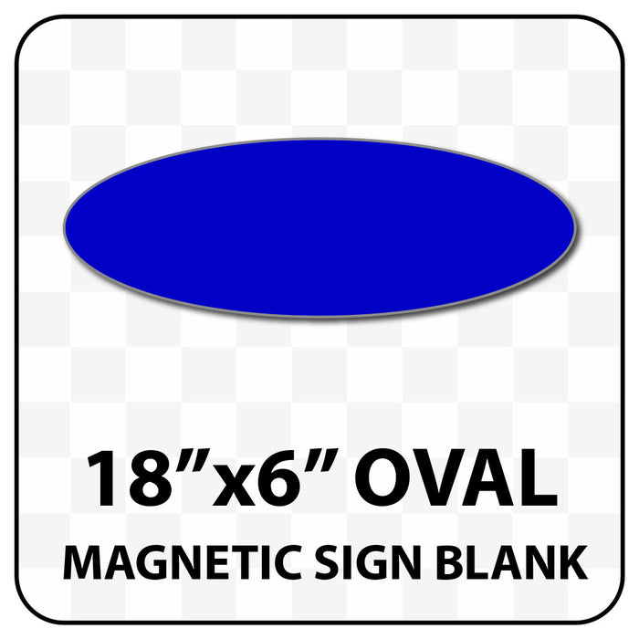 Diamond Shaped Blank Magnet Sign