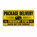 package delivery magnetic sign for cars trucks and vans
