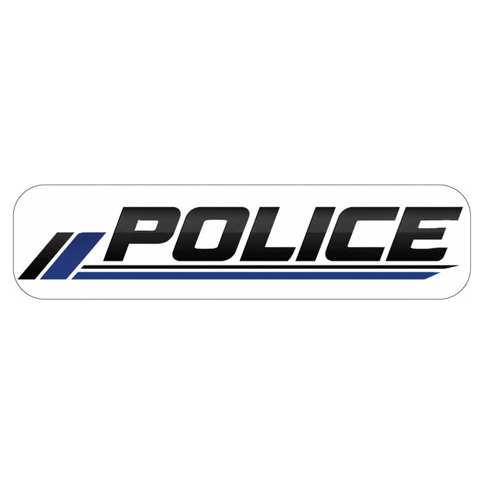 Police logo with 'POLICE' text on a white background