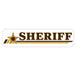 Sheriff logo with star symbol on a white background