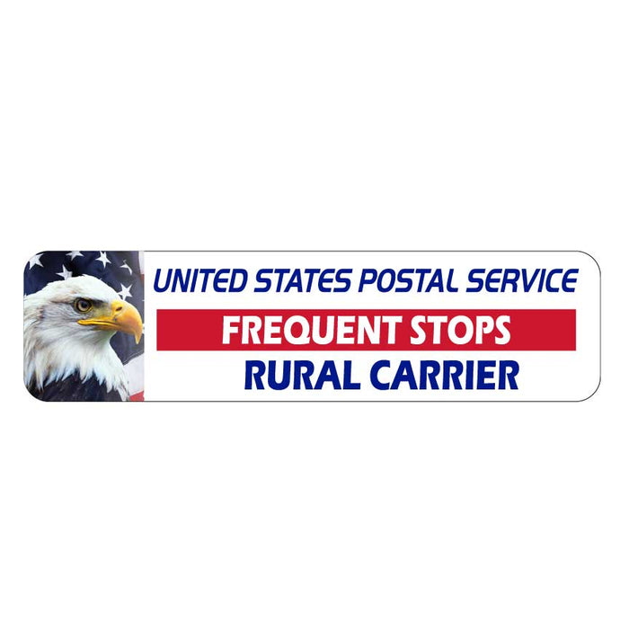 USPS Rural Carrier Magnetic Sign – 24” x 6"