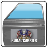 24"X12" Eagle Vehicle Magnet for Rural Mail Carrier| Car Door Magnet