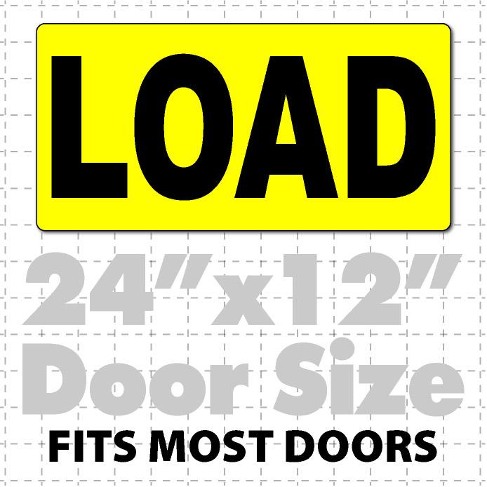 Load Magnetic Sign for Oversize Load Trucks 24x12 - Wholesale Magnetic Signs
