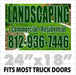 Magnetic Sign for Landscaping Designers (layout 5) - Wholesale Magnetic Signs