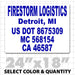 US DOT Truck number lettering magnet with 5 lines of text to meet US DOT requirements. Large numbers,US DOT legal compliance.