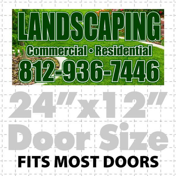 Magnetic Sign for Landscaping Designers (layout 5)
