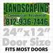 Magnetic Sign for Landscaping Designers (layout 5) - Wholesale Magnetic Signs