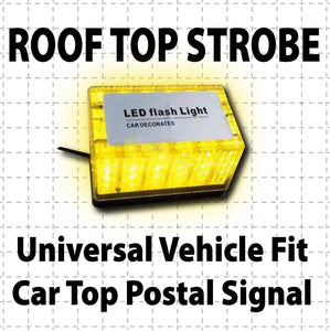 Magnetic Roof Top LED Strobe Light Amber Flashing - Wholesale Magnetic Signs