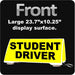 Student Driver Rooftop Car Sign | Student Driver Car Topper | Magnetic Mount - Wholesale Magnetic Signs