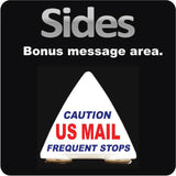 US Mail Carrier Rooftop Car Sign | Postal Mail Delivery Car Topper | Magnetic Mount - Wholesale Magnetic Signs